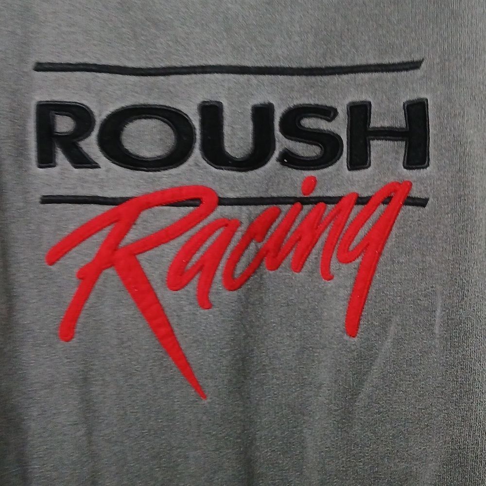 Team Caliber Roush Racing gray sweatshirt Sz L EUC - Picture 4 of 7